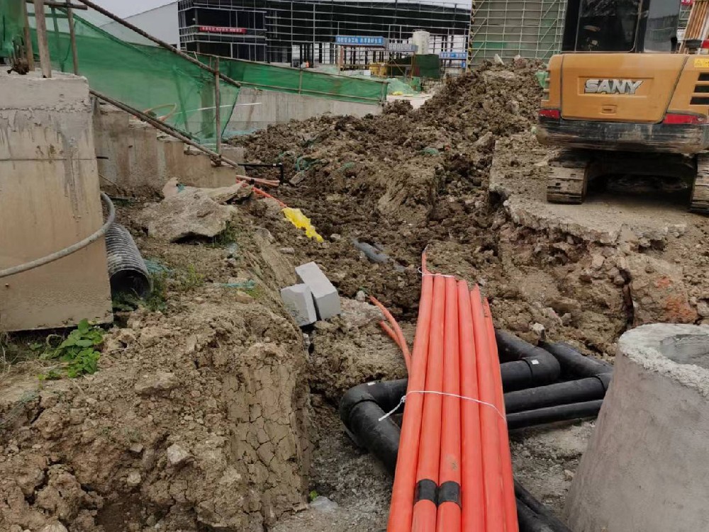 巢湖弱电施工前期线路预埋